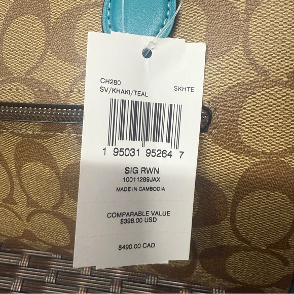 Coach Rowan Satchel In Signature Canvas ch280 - Picture 8 of 8